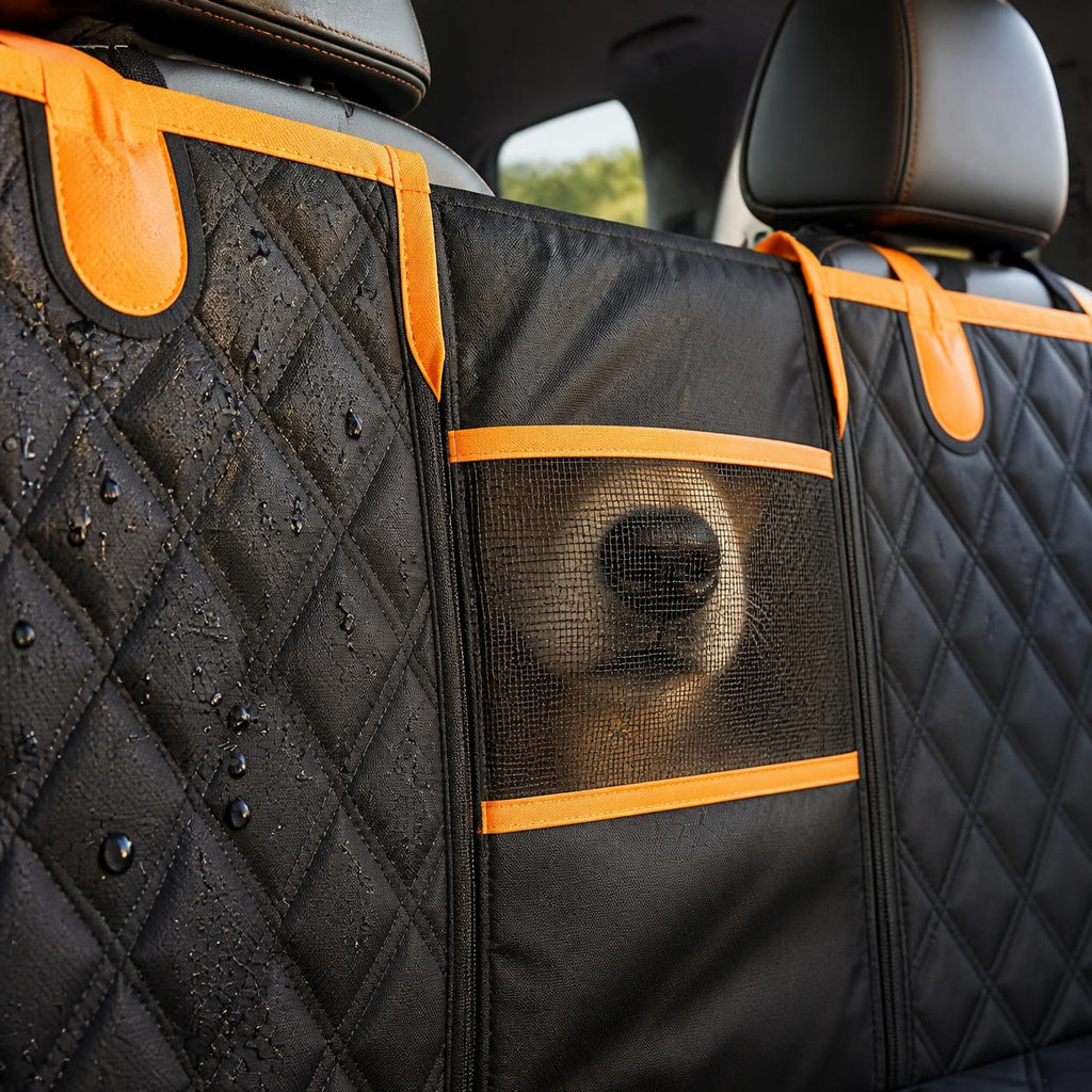 Mesh viewing window and waterproof-coated quilted fabric on the TrekFold cover