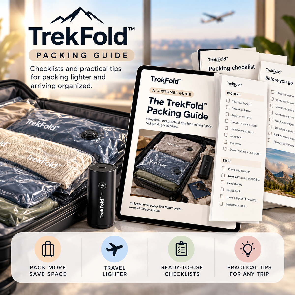 TrekFold™ packing guide