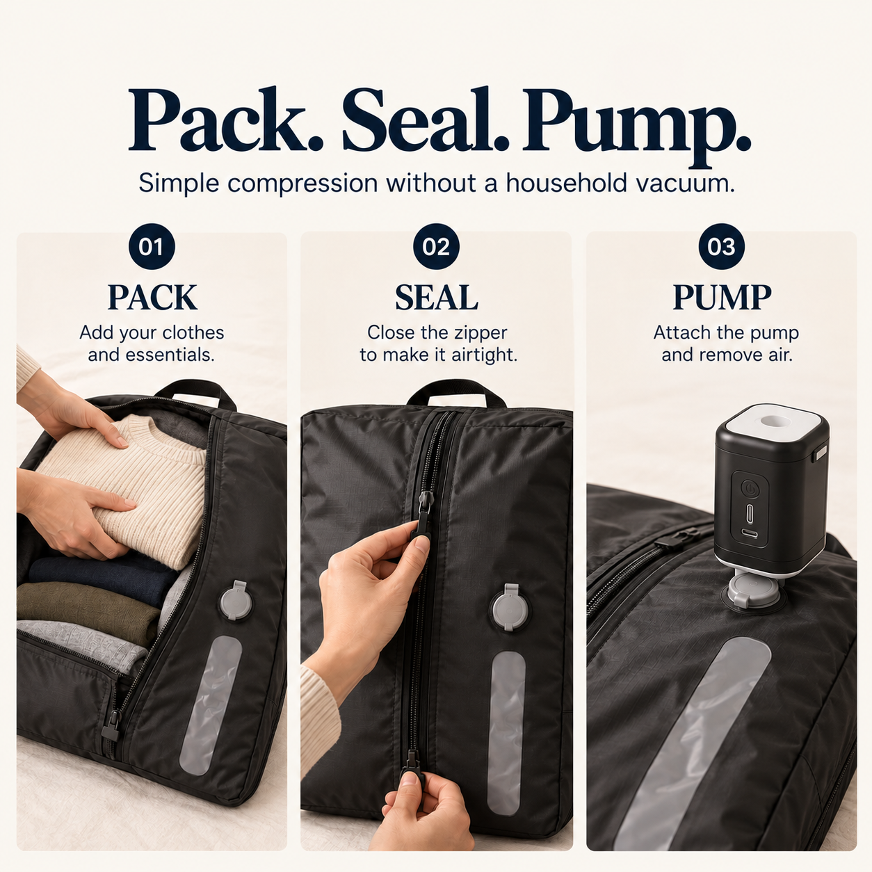 TrekFold™ Travel Compression Kit