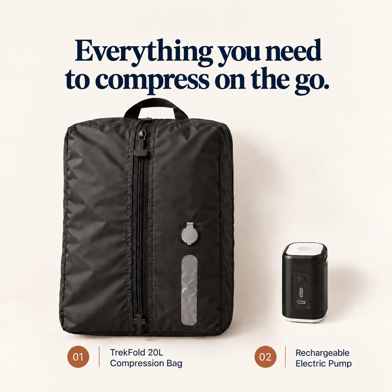 TrekFold™ Travel Compression Kit