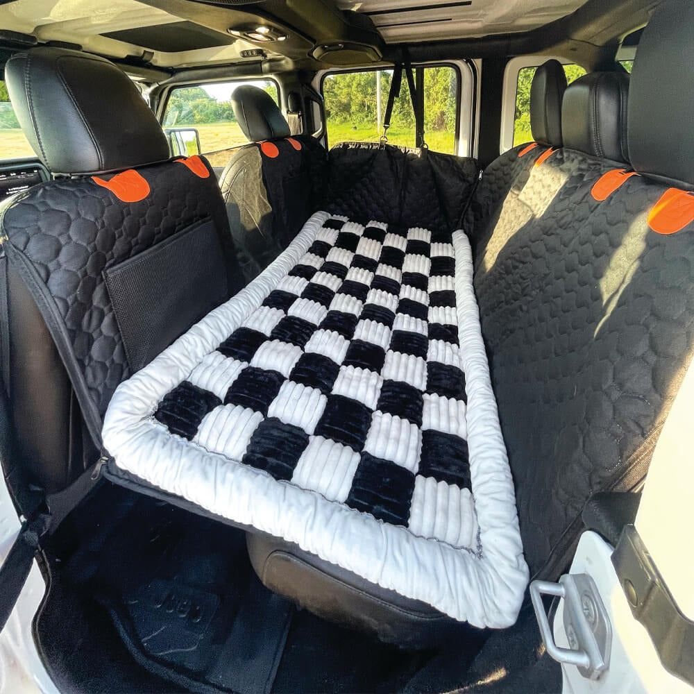 TrekFold™ ComfortRide Dog Car Bed Mat